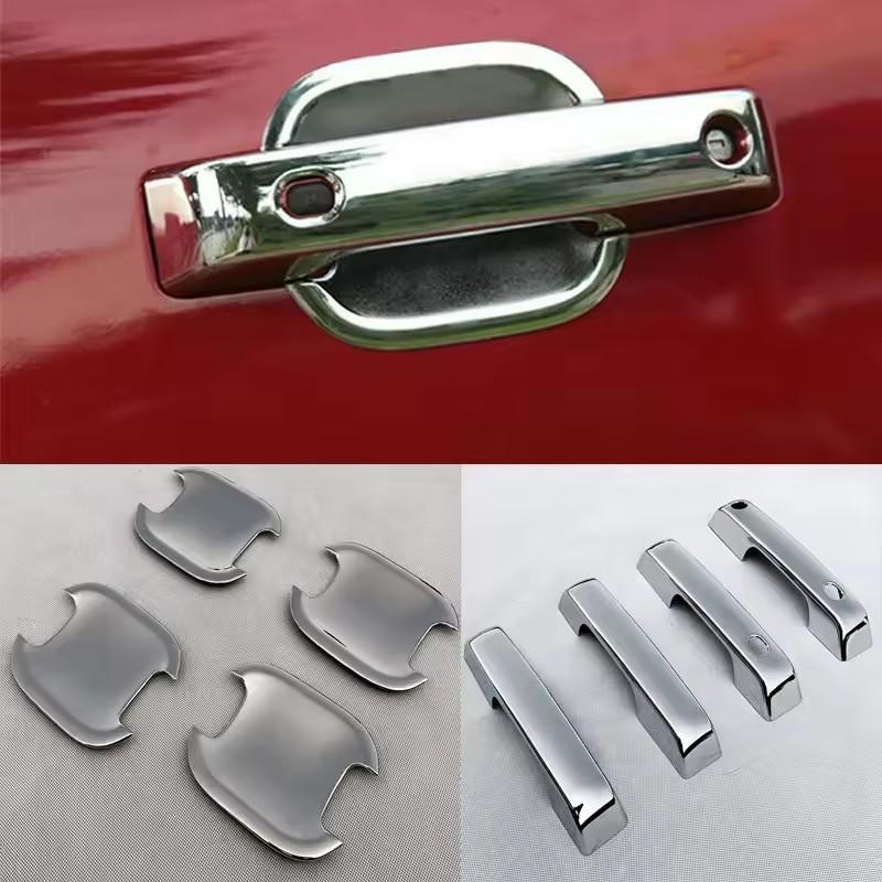 For Ford F150 F-150    2024 ABS Door Handle Cover Door Bowl Frame Trims Protective Sticker Car Styling Accessories