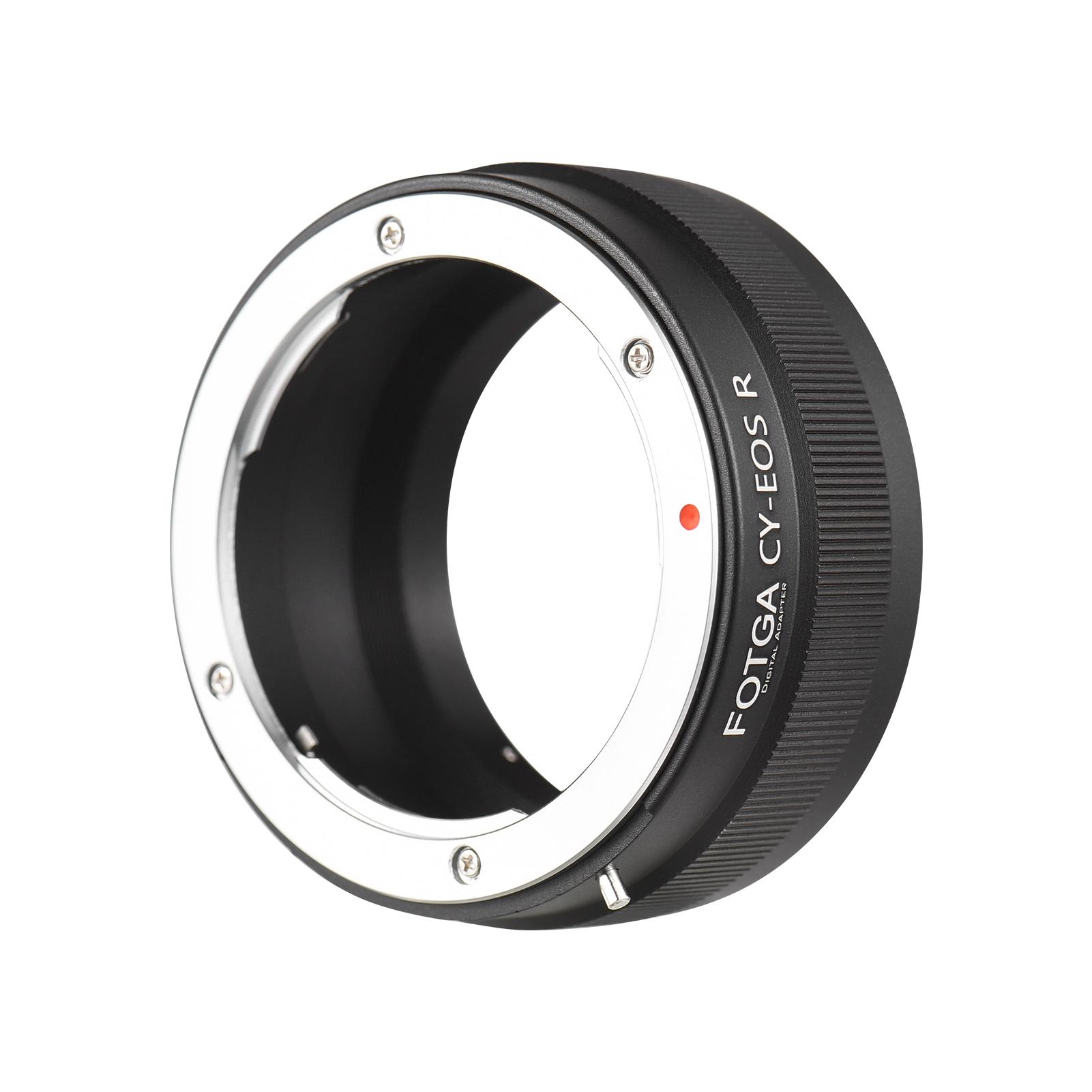 

FOTGA Высокоточный ручной переходник для крепления объектива Кольцо Алюминиевый сплав для крепления Contax/ Yashica CY чёрный