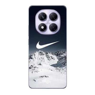 Coque - Nike - Xiaomi Redmi Note 14 Pro 5G - Souple - Noir - Logo Montagne