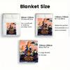The Dragon Prince 2D Flat Pattern Flannel Blanket High quality All Seasons Warmth and Comfort Perfect for Christmas Gifts.FMT261012381