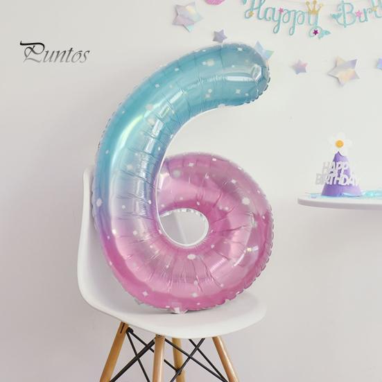 40-Zoll-Ballon mit auffälligen, leuchtenden Farben und passenden Zahlen für Weihnachten, Geburtstag, Party, große Zahl, Ballon, Geschenk, Partyzubehör