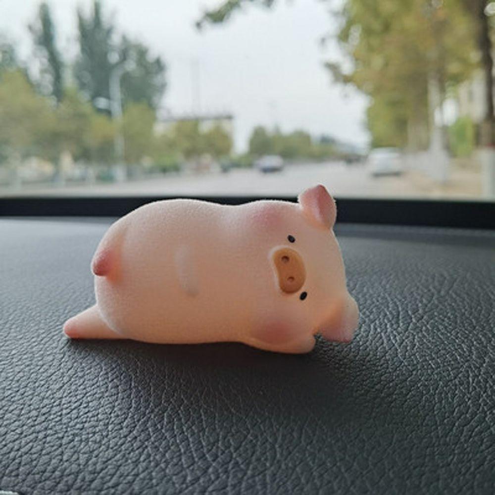 Cute Ornament Funny Car Decoration Dashboard Pink Pigger Ornament Lucky Piggy Hanging Car Pendant Pig Car Decoration