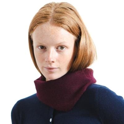 Pure Cashmere NYC TRIANGLE SCARF_Burgundy