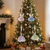Plastic Christmas Ballet Girl Pendant Dance Theme Ballet Dancer Ornament Wedding Decor