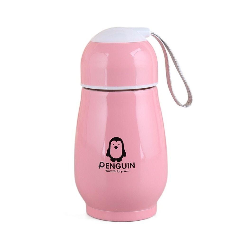 Edelstahl Mini Pinguin Thermobecher Thermoskanne Vakuumflasche Sportbecher