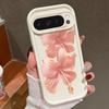 Pink Hibiscus Flower Pattern Case For Google Pixel 10 Pro XL Shockproof Bumper Silicone Cover For Pixel 9A 9 8 7 Pro 8A 7A