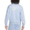 Nike Sweatshirts Men's Blue Stand Collar Moderate Regular DQ4238-425