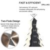 Metal Wood Drilling Tool Automatic Center Punch Step Drill Bit Set Nitride Coated Metric/Inch Cone Drill Bit Hole Opener