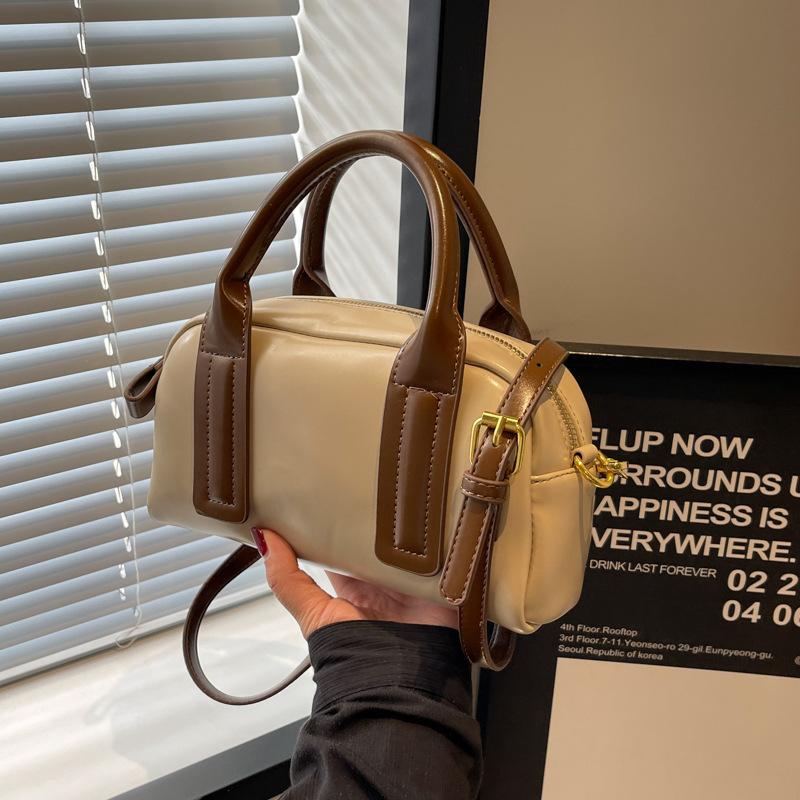 Tasche Damen Neue Mode Schulter Umhängetasche Kontrastierende Handtasche