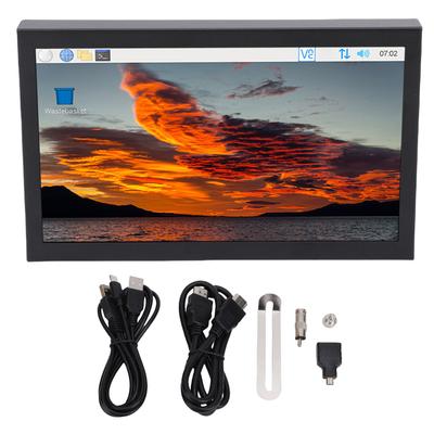 7 Zoll Gaming Zweitbildschirm 1024x600 Auflösung Tragbarer PC-Computerbildschirm High Definition Multimedia