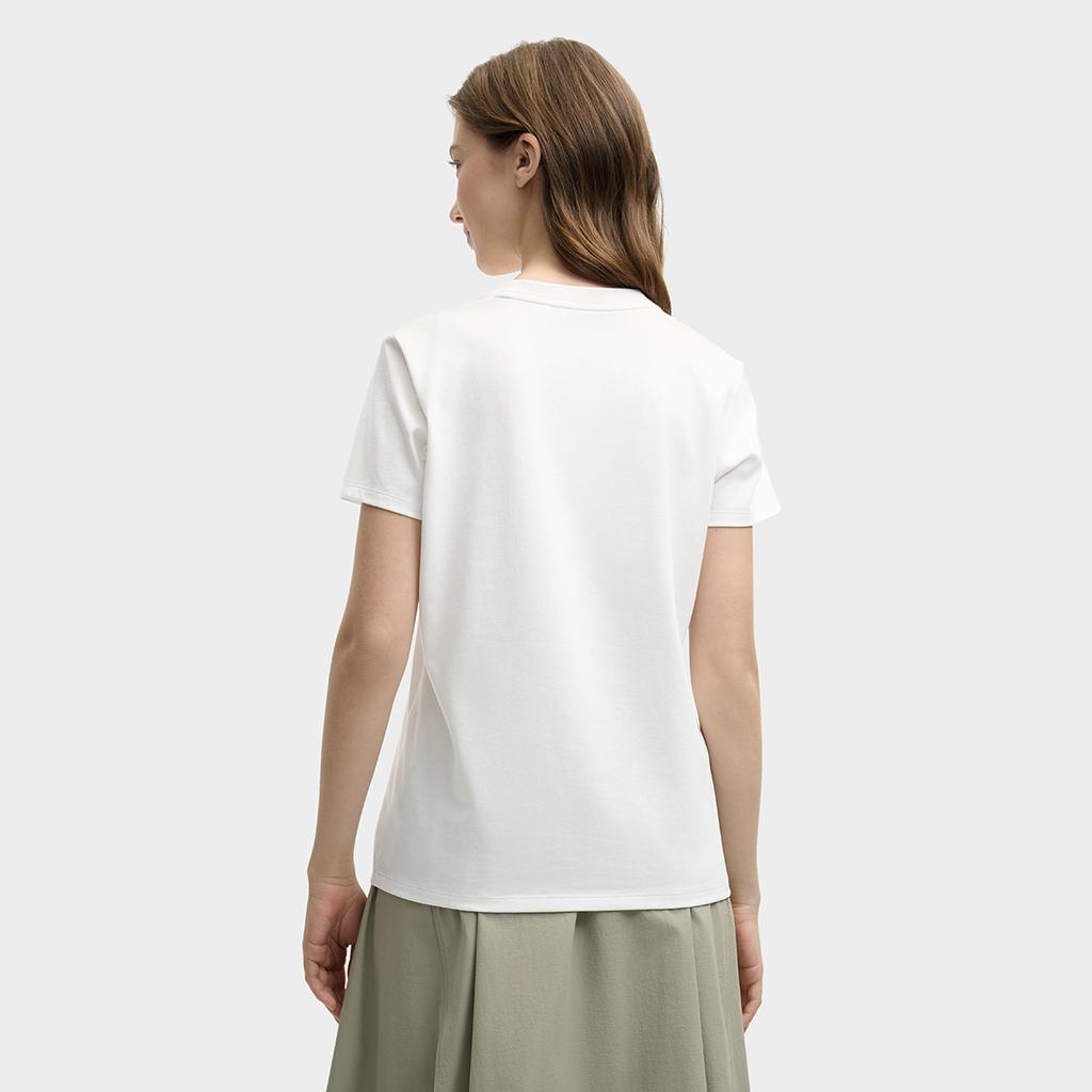 New FILA ORIGINALE T Shirt Women's Cloud White F51W529109F-WT