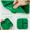 Color Kids 1PC Silicone Divided Plate for Babies BPA Free Feeding Bowl With Sucker Dishes Children's Tableware Christmas Gift