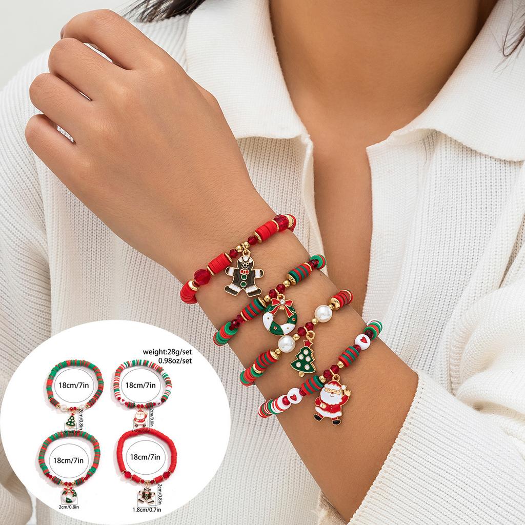 Conjunto-B JYL TS Pulseira de Natal - Traz Alegria e Abundância Nesta Época Festiva