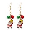 Personality Retro Bell Lovely Women Earrings Snowman Earrings Christmas Gift New Year Drop Earrings
