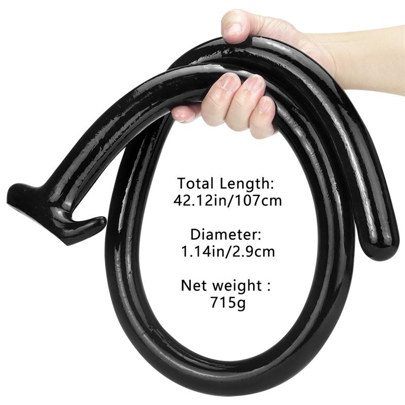 1 meter lang rygg domstol anal plugg anal stripe ekspansjon anal kvinnelig onani enhet Erotisk sex produkter