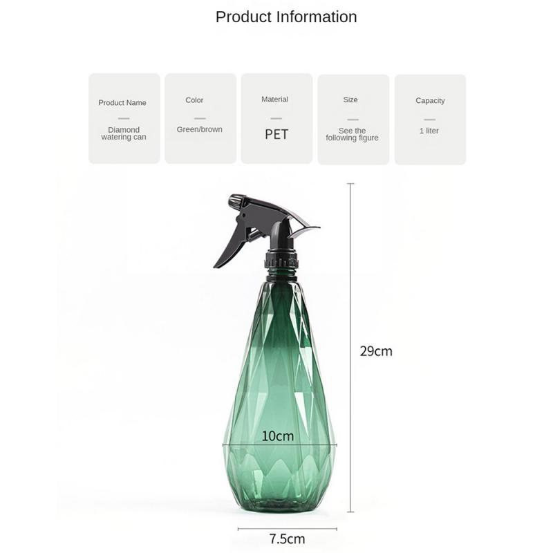 1L Watering Sprayer Bottle Flower Disinfection Watering Can Household Watering Kettle Sprayer Spray Bottle Gardening Supplies