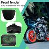 Motorcycle Front Fender Front Tire Cover Fairing Mudguard For YAMAHA MT-07 FZ-07 2012 2013 2014 2015 2016 2017-A99D
