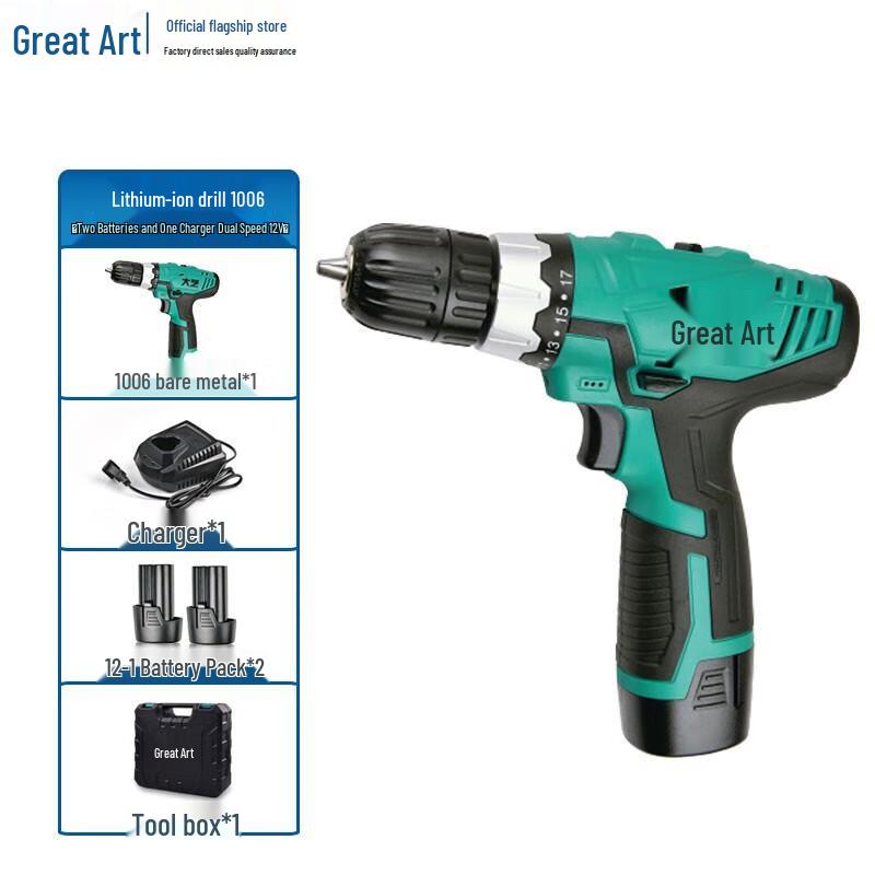 

Dàyì 12V Cordless Drill/Screwdriver CN plug (adapter included)