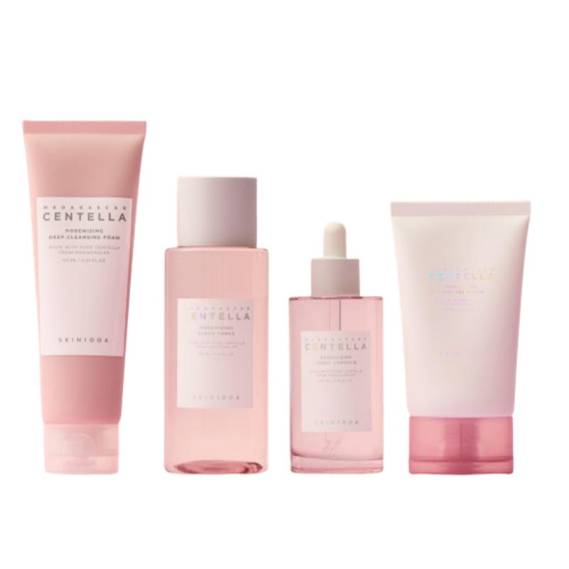 Skin1004 Poremizing Deep Cleansing Foam 125ml + Toner 210ml + Ampoule 100ml + Cream 75ml