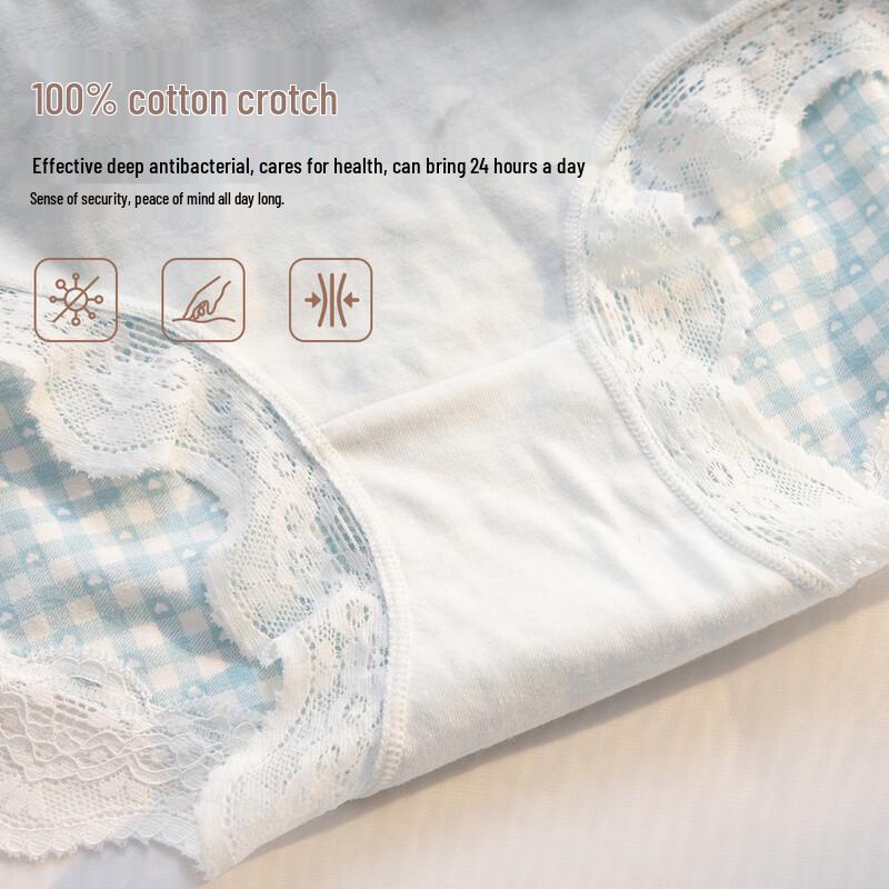 Cosmo Lady Women's Antibacterial Cotton Briefs (4-Pack)