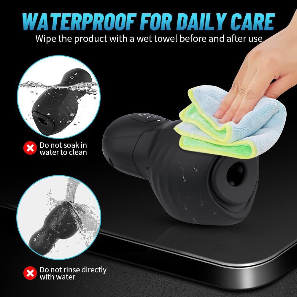 Strong Suction Penis Trainer 7+7 Modes Vibrator Penis Trainer Delayed Ejaculation Male Masturbation Cup Erotic Glans Sucking