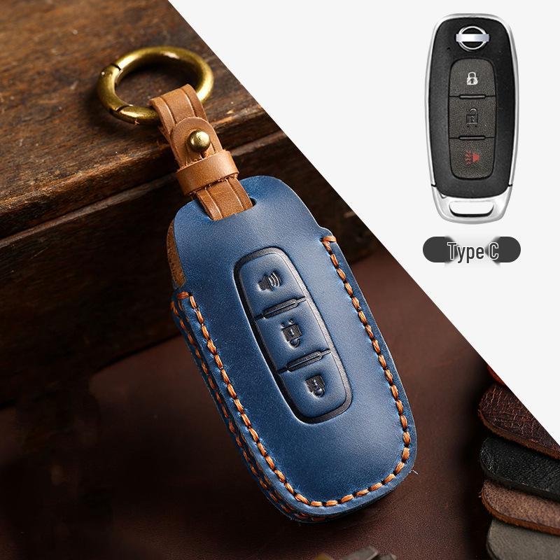 Nissan Key Case: Compatible with 23 Models Including Teana, Ariya, Sylphy, X-Trail, Tiida, Qashqai, and Kicks