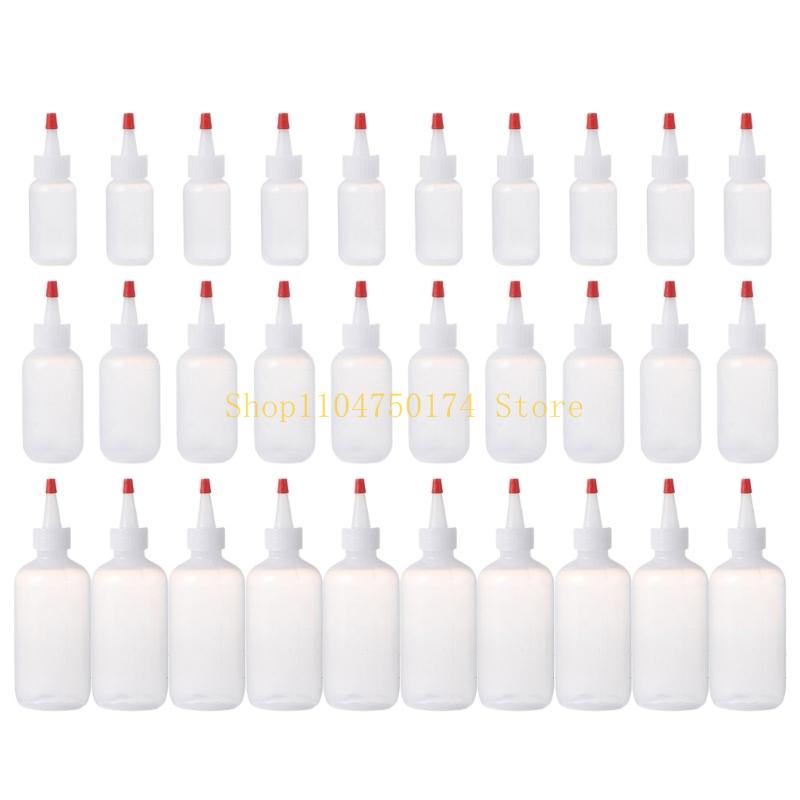 Pack of 30 Soft Squeeze Condiment Bottles With Measurement Marks Leak proof Design Kitchen Essential top sale