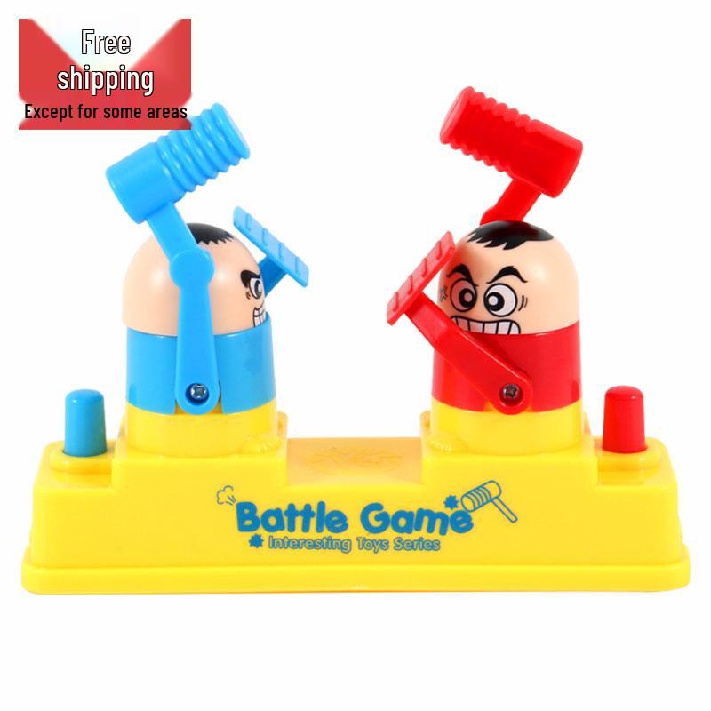 Red and Blue Battleground: Parent-Child Head Knocking Board Game OPP Bag (Chinese)