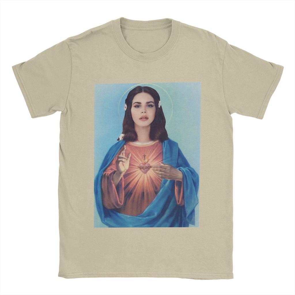 Lana Del Rey Angel Pánská trička Vintage tričko Krátký rukáv Kulatý výstřih Trička 100% bavlna Originální topy