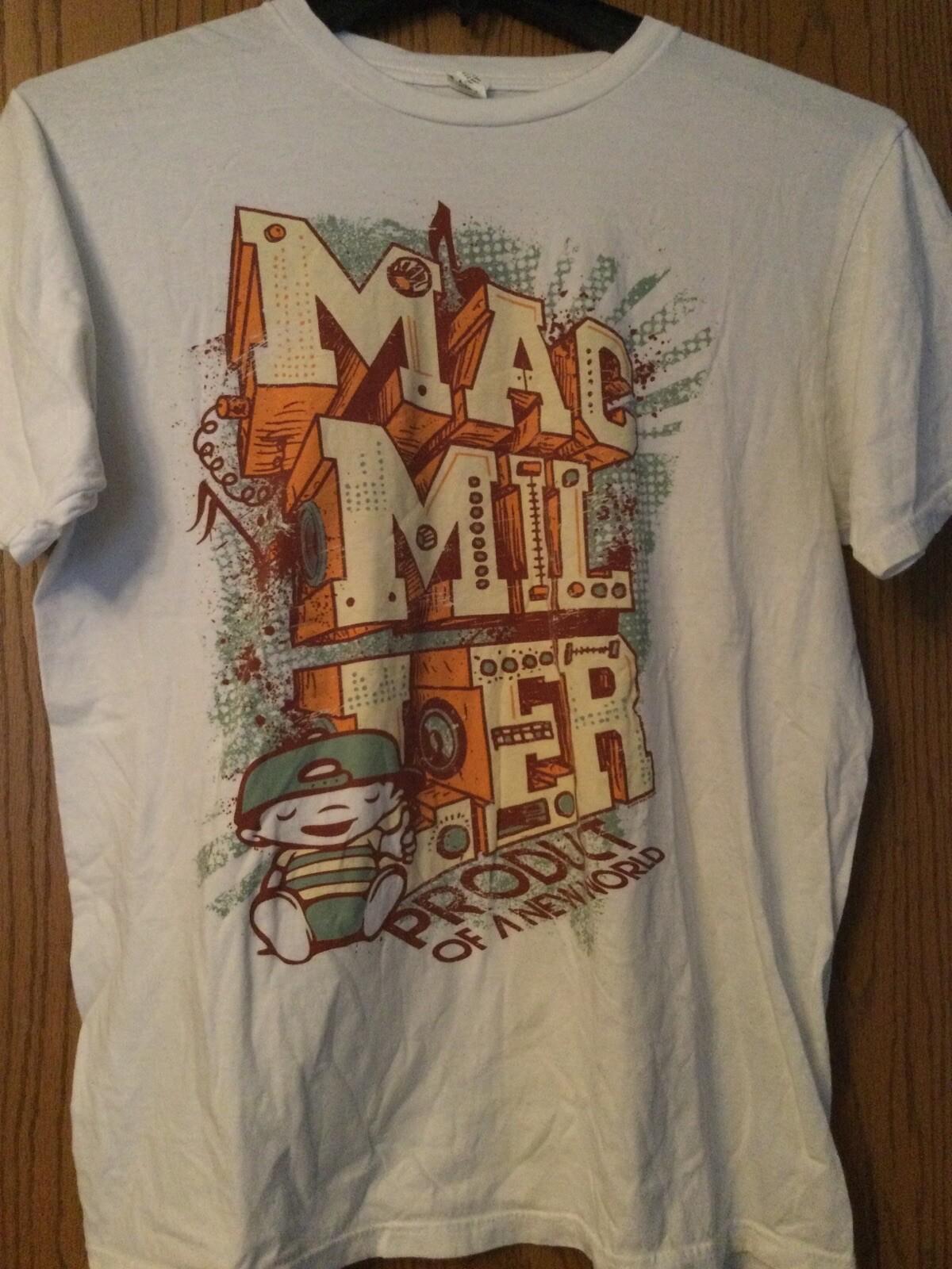 Mac Miller - “Product Of A New World” - White Shirt - L - Anvil XXXL