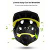 Kids Full Half Helmet Switchable, Breathable Adjustable Safety Helmet for Boys Girls Cycling, Scooter, Multi-Sport