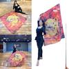 Scalable Rods Belly Dance Accessories Props Multicolor Colorful Scarves Flag  Dance Party