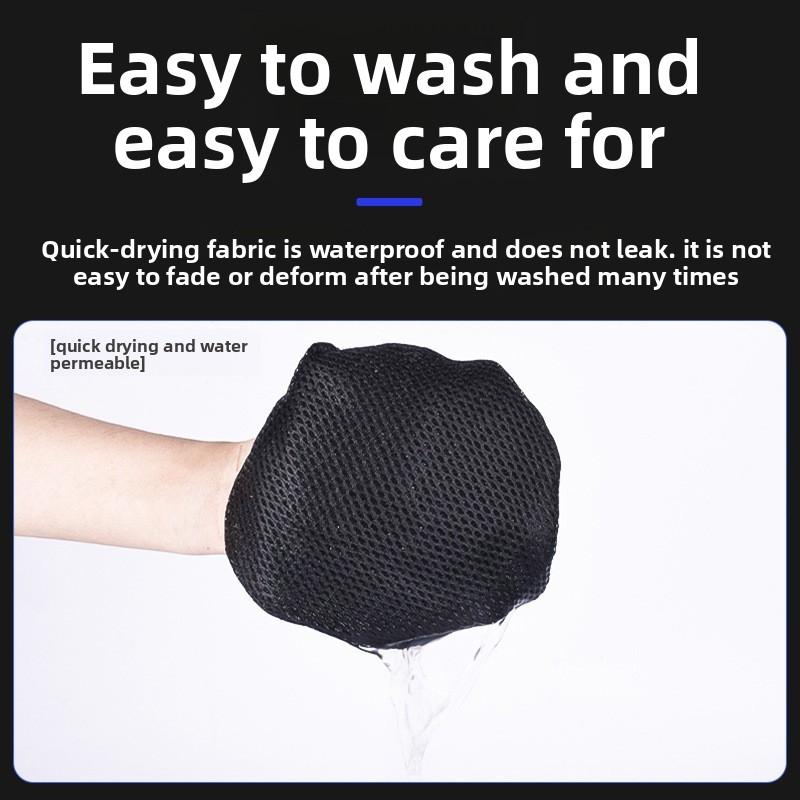 Universal motorcycle seat cover, quick-drying, heat-insulating, sun-protective, anti-slip, wear-resistant seat cover net sleeve