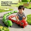 Remote Control Battle Interactive Toy Magnetic Remote Control Toy Car Greedy Snake Car  Indoor Use