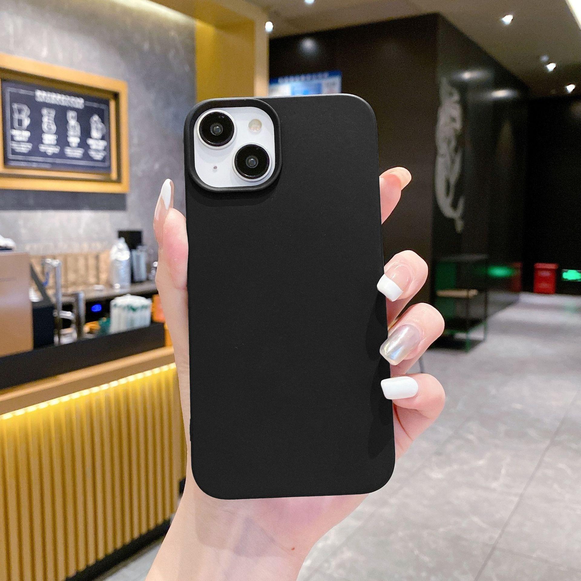 

Candy Color Frosted Shell for IPhone15promax for Apple 11 Mobile Phone Shell 14 Silicone 13 Half Pack 12 Heat Dissipation For iPhone 8 Plus