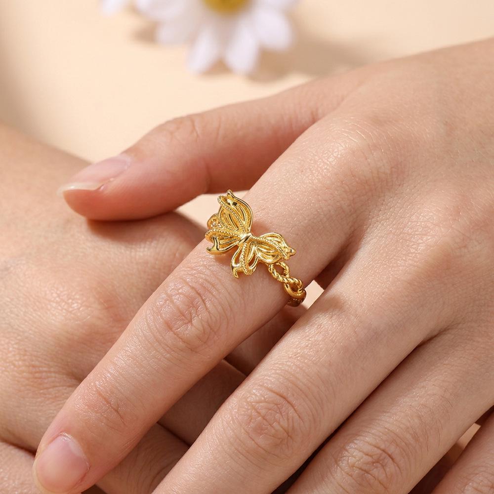 Butterfly Ring: Adjustable, Elegant, Light Luxury Jewelry for Versatile Style