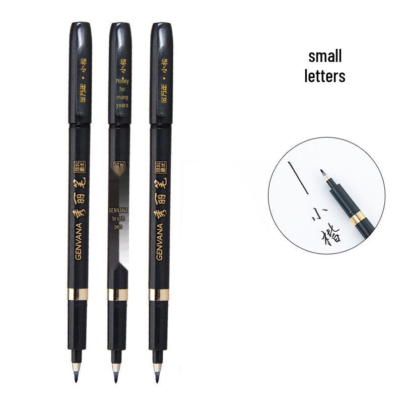 Golden Millennium Calligraphy Pen - Large, Medium, Small Tips for Students and Artists