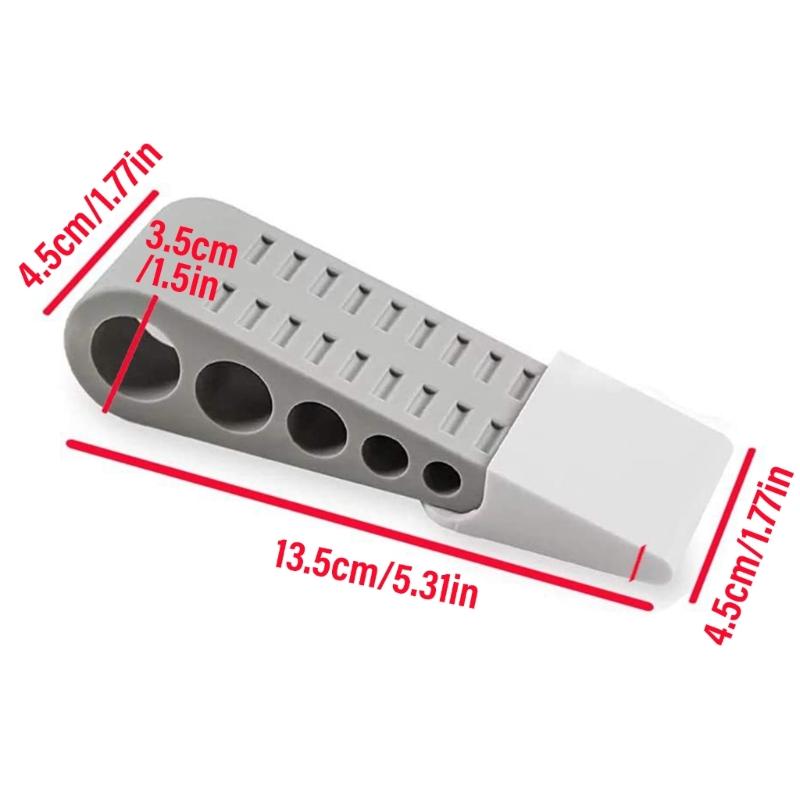 3Pcs Nonslip Door Stop Silicone Door Wedge Anticollision Door Stoppers Door Rear Retainers Block Wedge Doorstops
