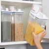 Pets Food Storage Container Airtight Dog Cats Foods Container with Measuring Cup Box Grain Barrel Pet Storage Storage Tank