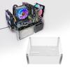 VILLCASE Transparent Open Frame PC Case with Motherboard UATX Compact Stable and Test Stand Stand, Compatible, Design, Base, Easy-to-Assemble