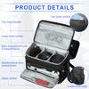 Camera Storage Bag Waterproof Lightweight Design Multiple Compartment Storage Adjustable Shoulder Strap Durability Polyester