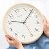 Clock Solid Wood Wall Clock Living Room 2025 New Home Simple Wall Watch Silent Clock Wall Quartz Clock
