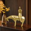 Abstract Human and Horse Sculpture Stylish for Entryway, Living Room