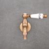 Rose gold garden hose tap COPPER long