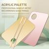1 Stücke Acryl Palette Mit Stange Make-Up Gemischte Werkzeuge Nail art Polnischen Mischplatte Foundation Lidschatten XYZ