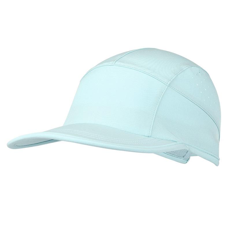 

Outdoor quick-drying sports men s cap summer running comfortable elastic hat women s sunshade baseball cap Adjustable небесно-голубой