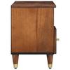 TV Stand Honey Brown 100 x 33 x 46 cm Solid Mango Wood