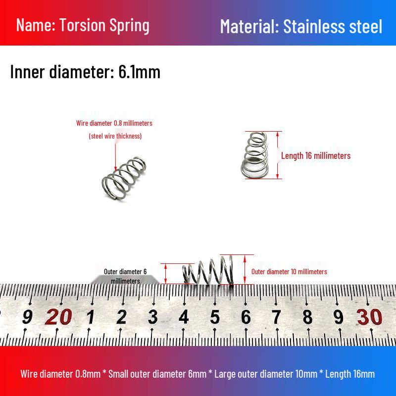 Stainless Steel Pagoda-Shaped Trapezoidal Compression Spring for Battery