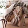 T-tate McRae Throw Soft Flannel Throw Summer Blanket Lightweight Cozy Nap Blanket for Sofa Bed Travel