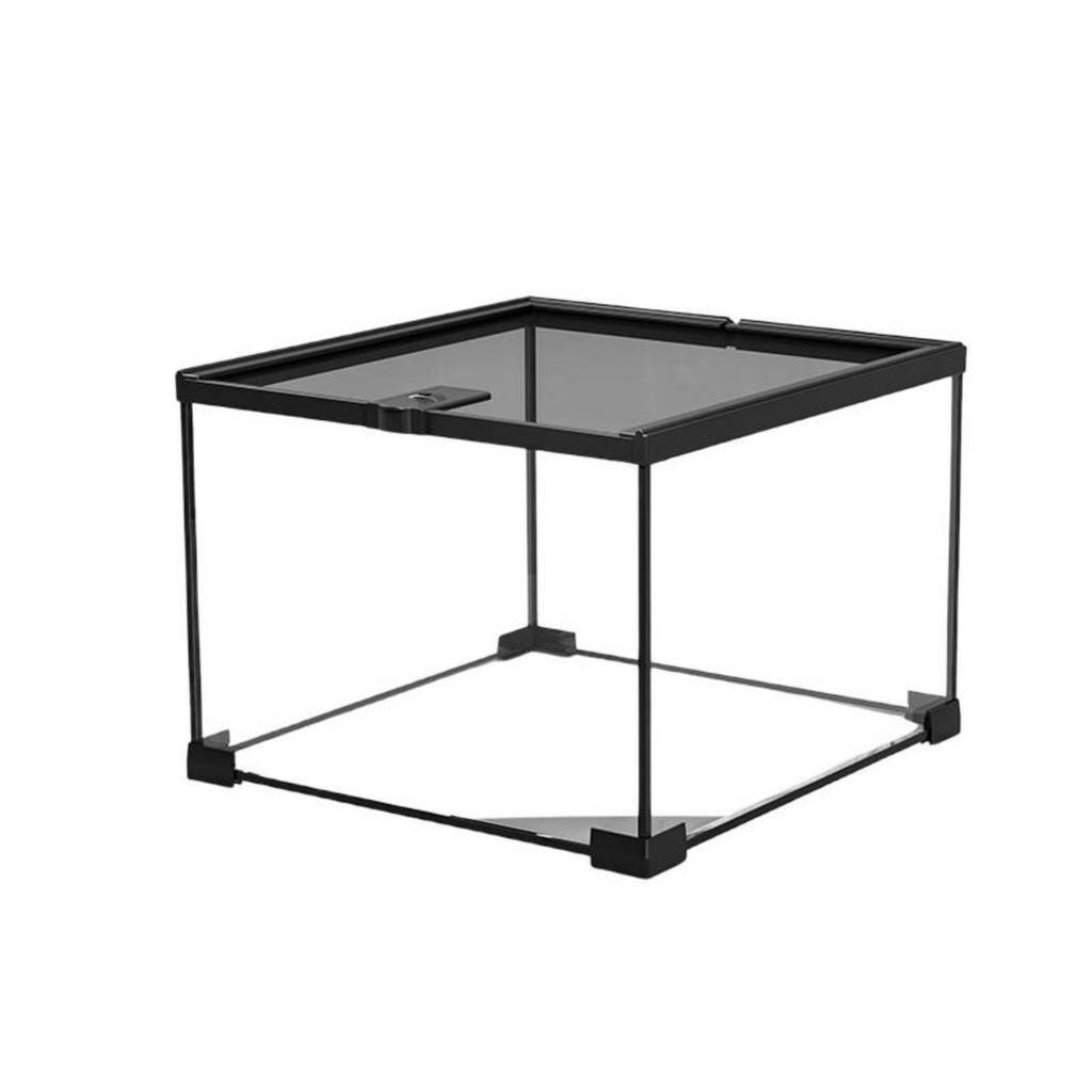 Spotted Gecko Enclosure Anti-Prevent Exit Design Panoramic Glass Enclosure Transparent Arachnid Enclosure Sturdy Construction